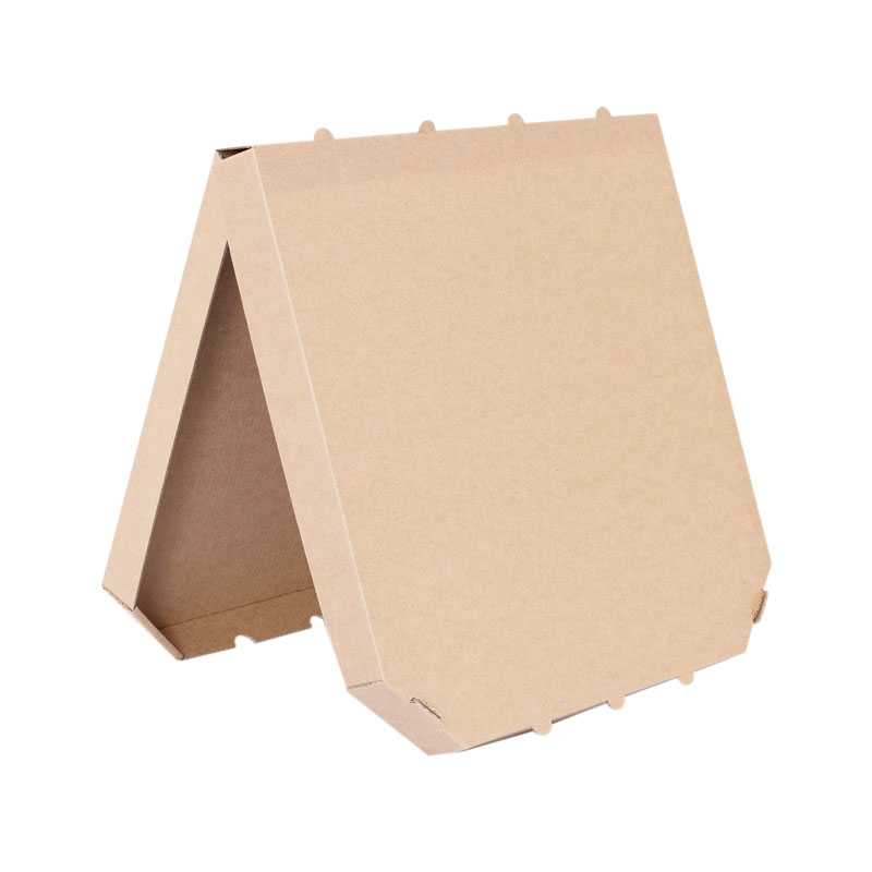 pizza krabice 330x330x30 mm, hnědá bez potisku, zkosené hrany, TOP(150ks/balení)