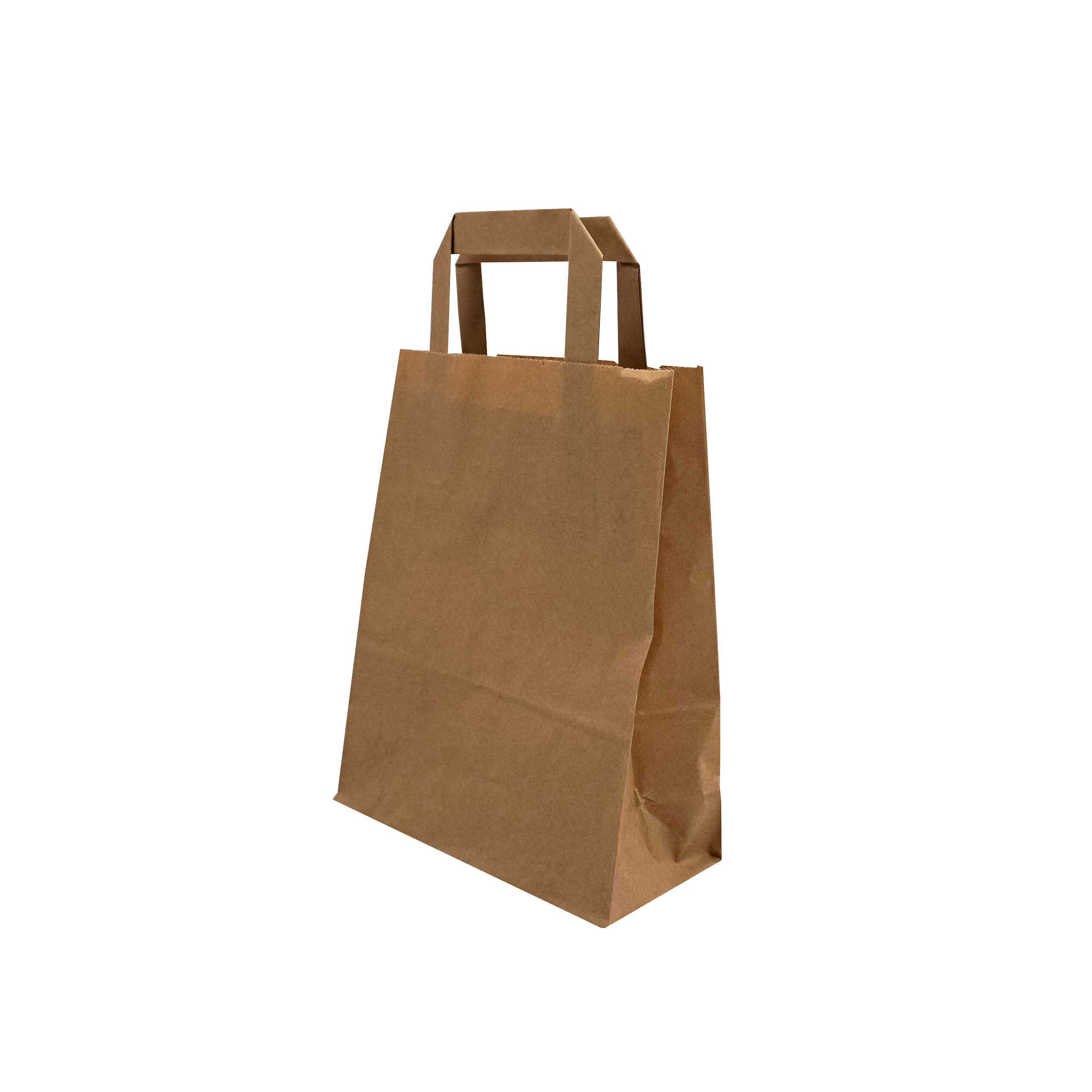 taška papírová 180x80x220 mm - hnědá (50 ks/balení)