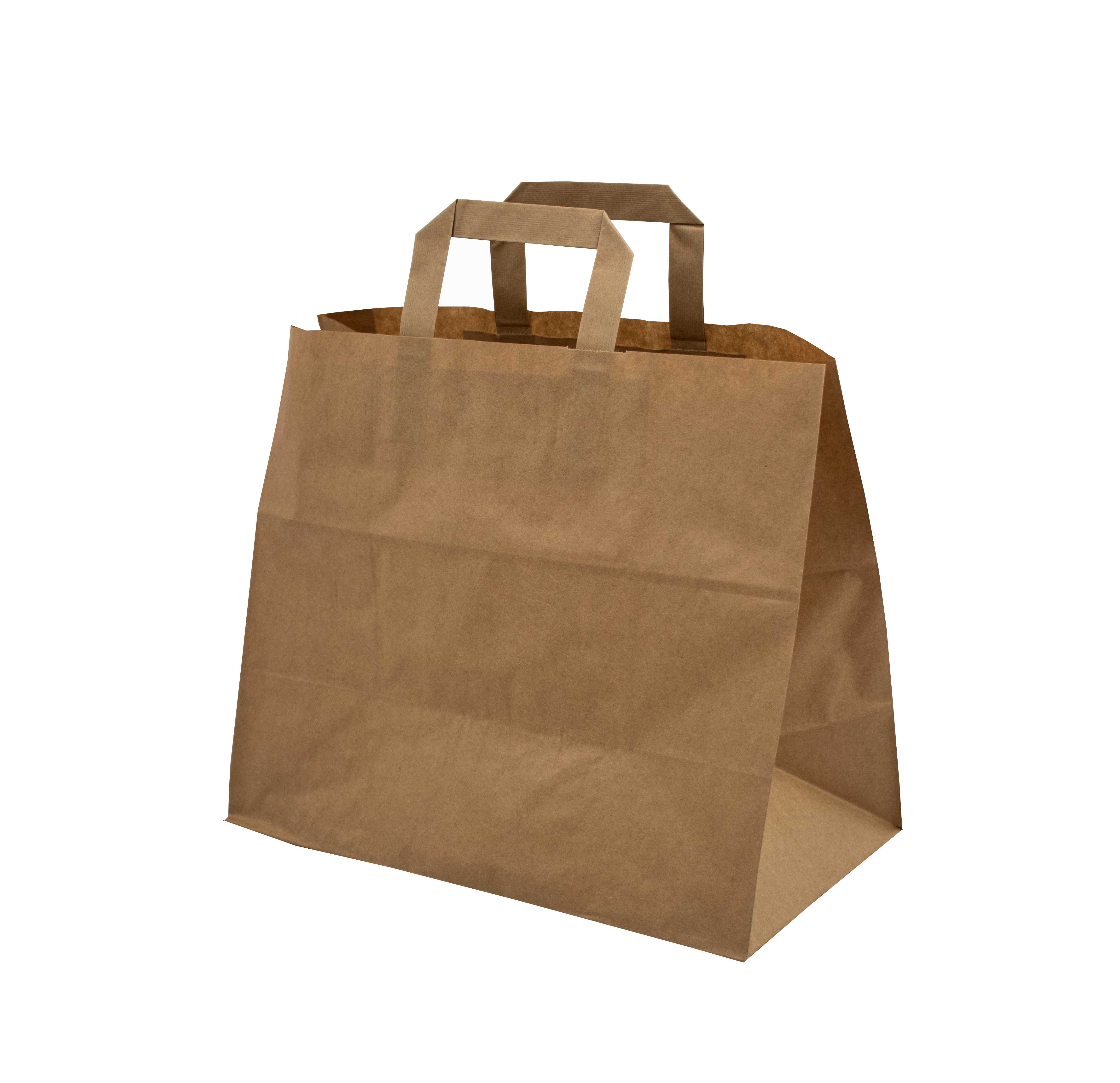 taška papírová 260x170x250 mm - hnědá (50 ks/balení)