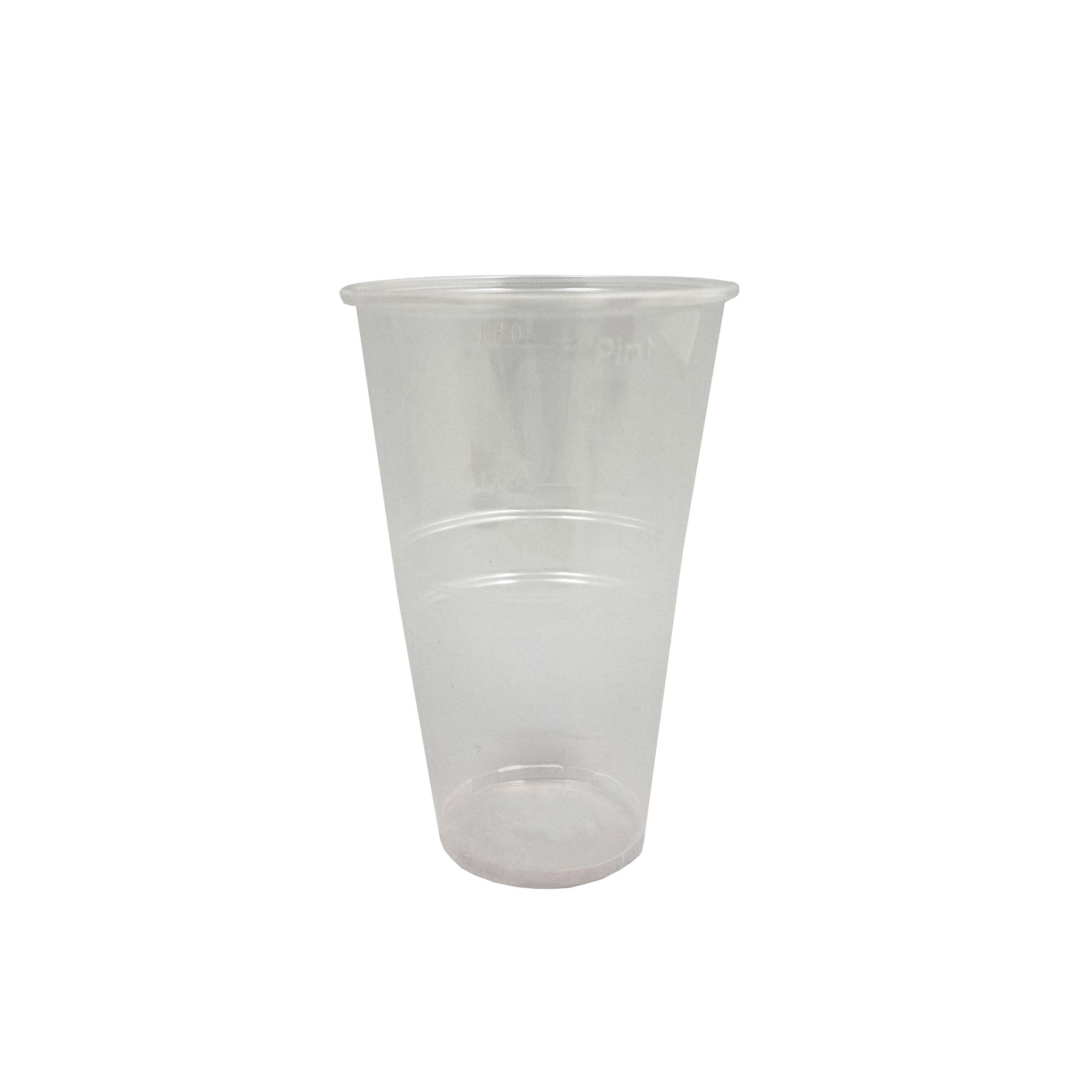 kelímek 500 ml, PP - transparentní, ryska 0,3l a 0,5l (50 ks/balení)