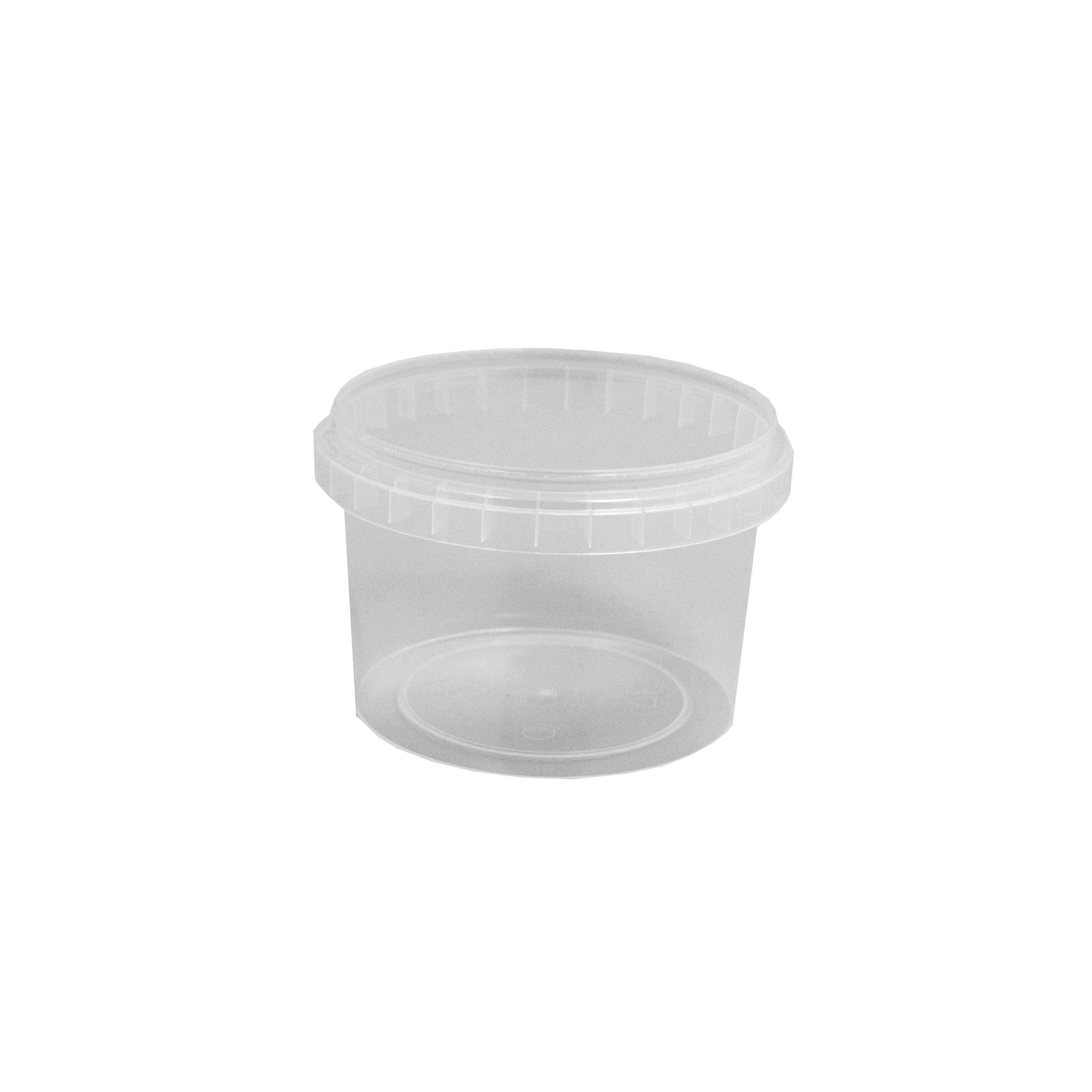 kelímek kulatý 550 ml, PP, s pojistkou - transparentní (28 ks/balení)