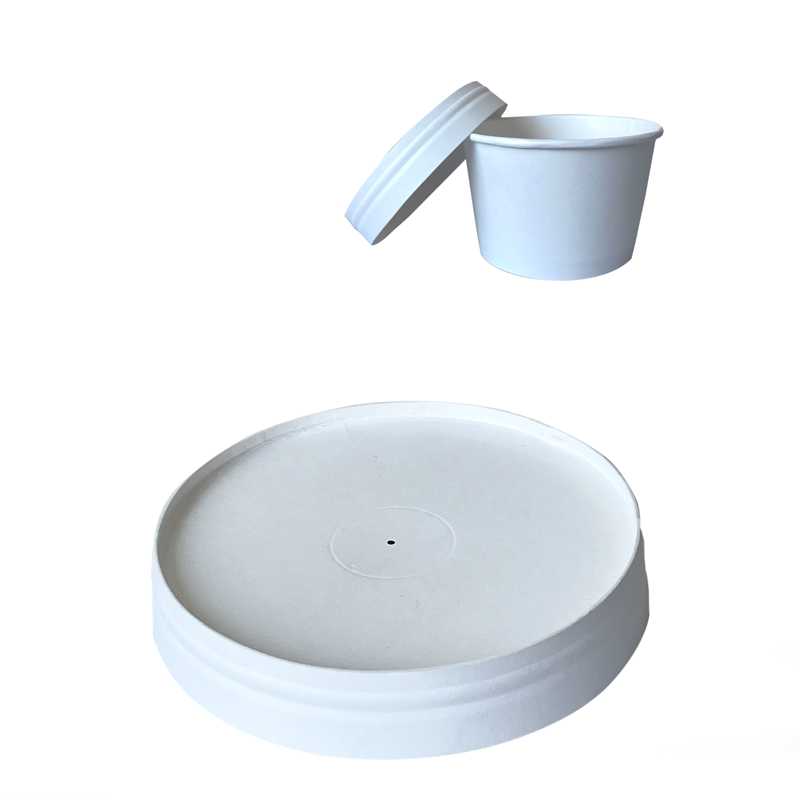 víčko na kelímek papírový 350 ml, 473 ml - na polévku/salát -bílé (80 ks/balení)