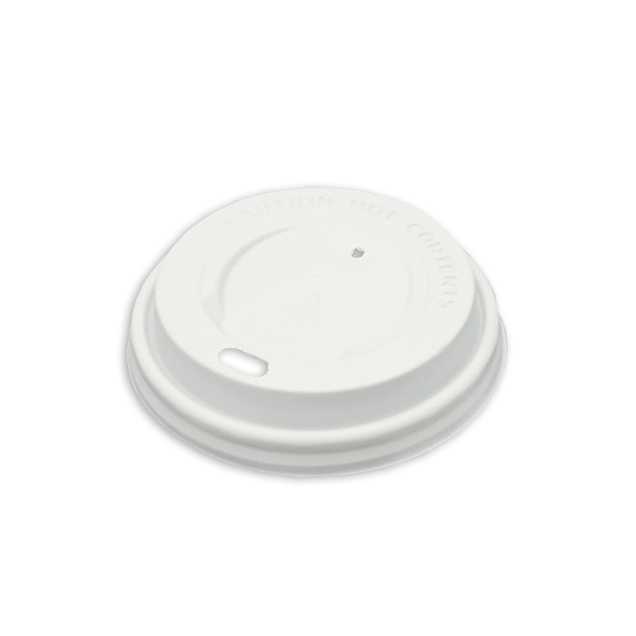 víčko W6 na kelímek papírový 100 ml pr.63mm, PS - bílé (50 ks/balení)